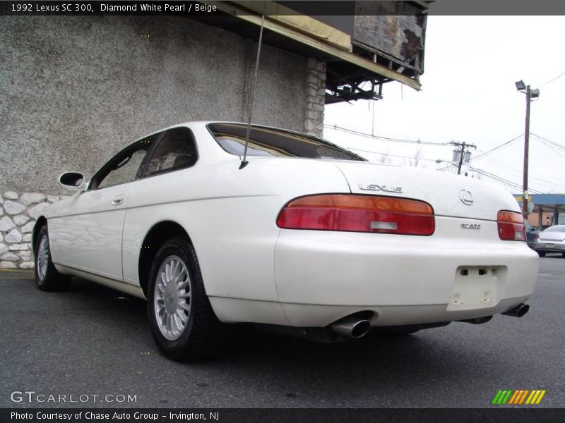 Diamond White Pearl / Beige 1992 Lexus SC 300