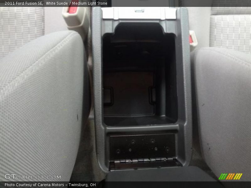 White Suede / Medium Light Stone 2011 Ford Fusion SE