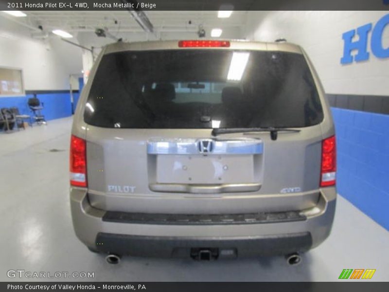 Mocha Metallic / Beige 2011 Honda Pilot EX-L 4WD