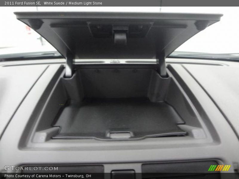 White Suede / Medium Light Stone 2011 Ford Fusion SE