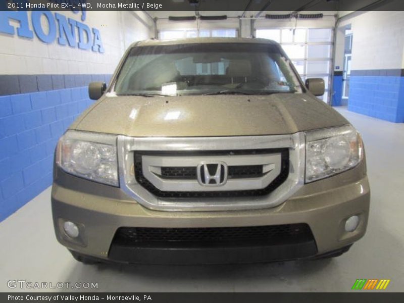 Mocha Metallic / Beige 2011 Honda Pilot EX-L 4WD