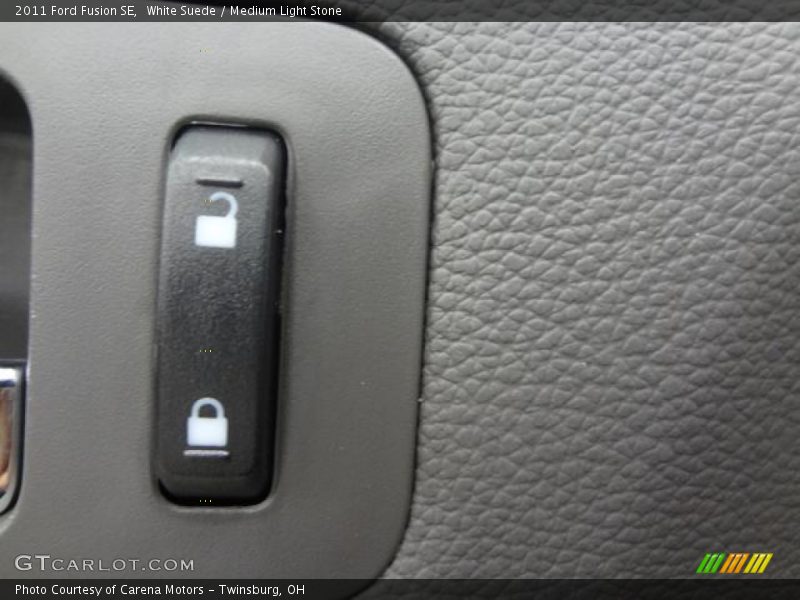 White Suede / Medium Light Stone 2011 Ford Fusion SE