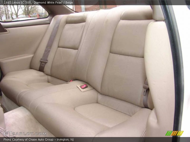 Diamond White Pearl / Beige 1992 Lexus SC 300