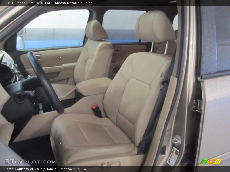 Mocha Metallic / Beige 2011 Honda Pilot EX-L 4WD