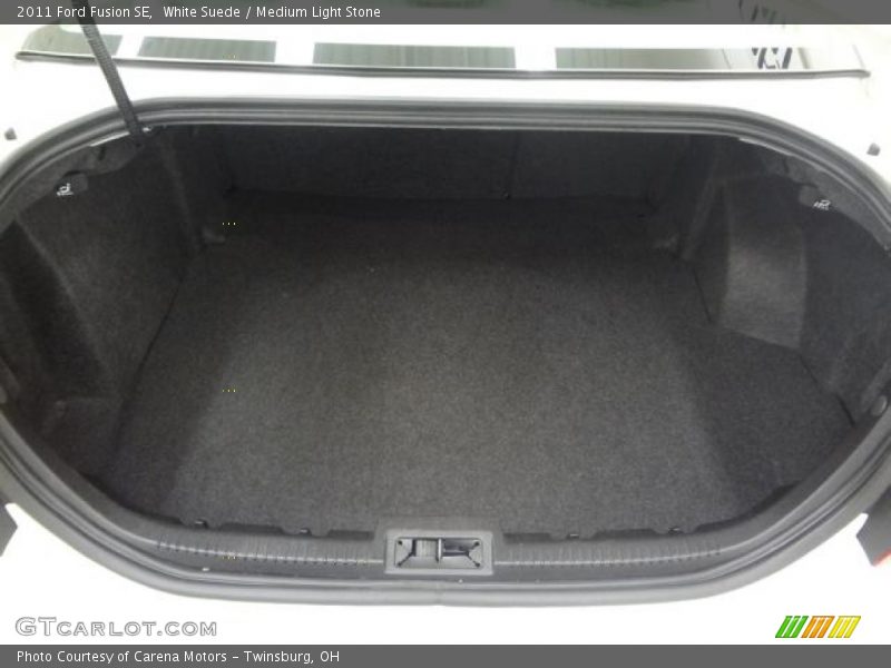 White Suede / Medium Light Stone 2011 Ford Fusion SE