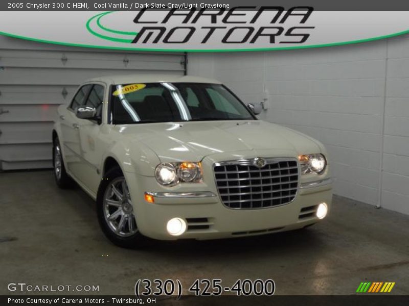 Cool Vanilla / Dark Slate Gray/Light Graystone 2005 Chrysler 300 C HEMI