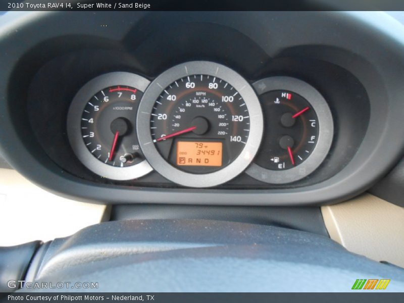 Super White / Sand Beige 2010 Toyota RAV4 I4