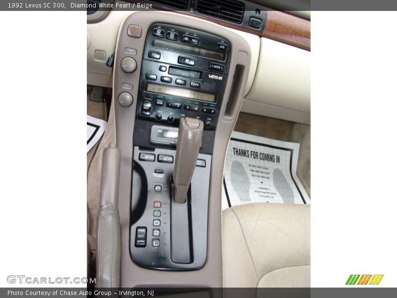 Diamond White Pearl / Beige 1992 Lexus SC 300