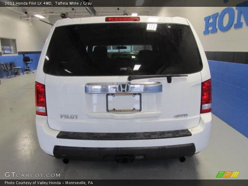 Taffeta White / Gray 2011 Honda Pilot LX 4WD
