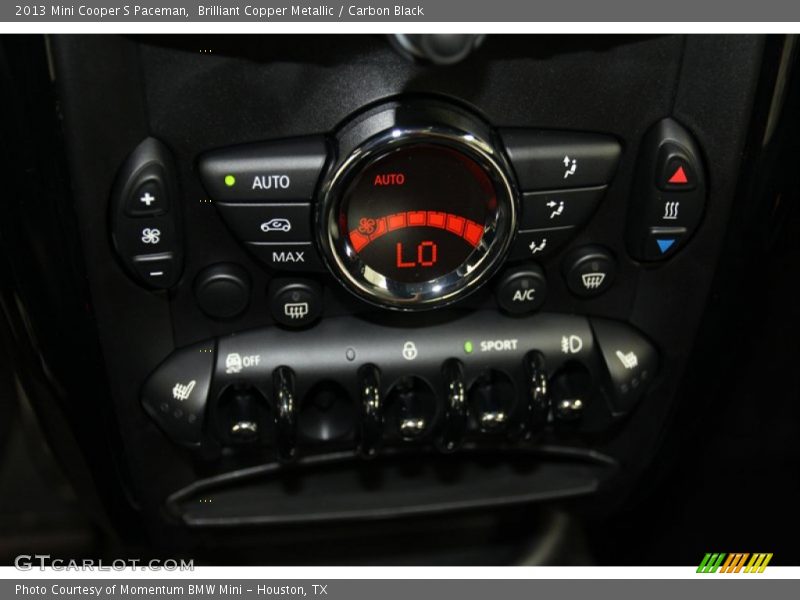 Controls of 2013 Cooper S Paceman