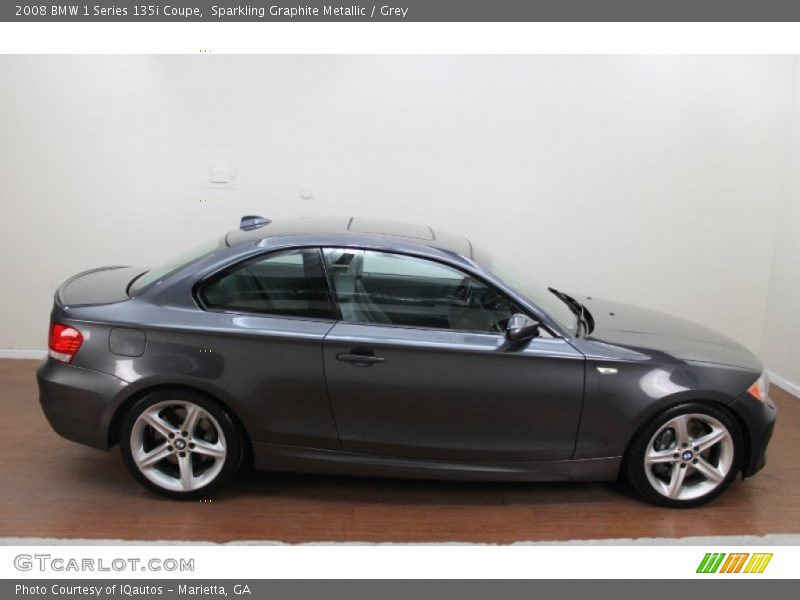 Sparkling Graphite Metallic / Grey 2008 BMW 1 Series 135i Coupe