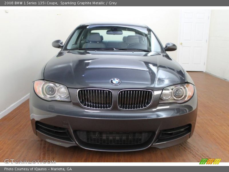 Sparkling Graphite Metallic / Grey 2008 BMW 1 Series 135i Coupe