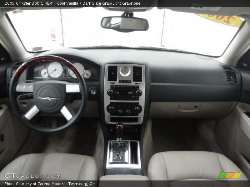 Cool Vanilla / Dark Slate Gray/Light Graystone 2005 Chrysler 300 C HEMI
