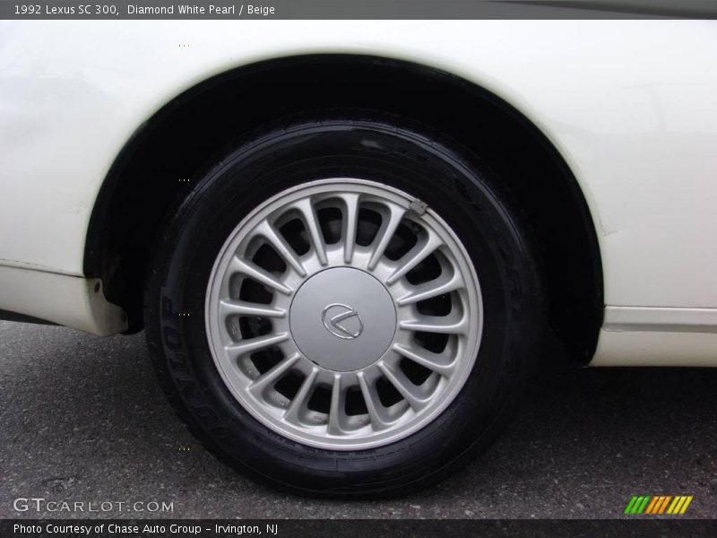 Diamond White Pearl / Beige 1992 Lexus SC 300