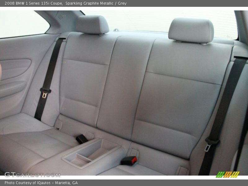 Sparkling Graphite Metallic / Grey 2008 BMW 1 Series 135i Coupe