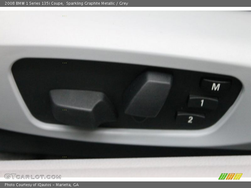 Sparkling Graphite Metallic / Grey 2008 BMW 1 Series 135i Coupe