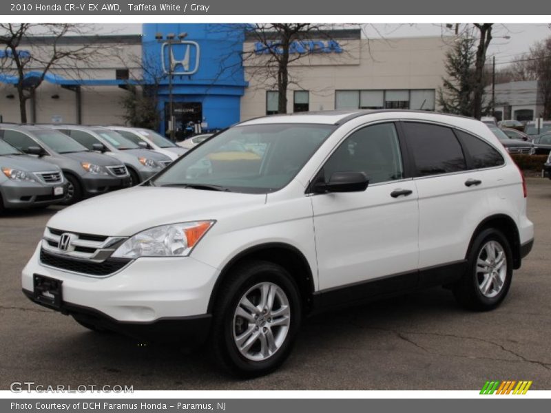 Taffeta White / Gray 2010 Honda CR-V EX AWD