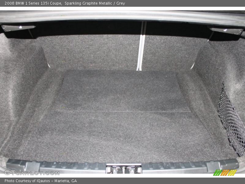 Sparkling Graphite Metallic / Grey 2008 BMW 1 Series 135i Coupe