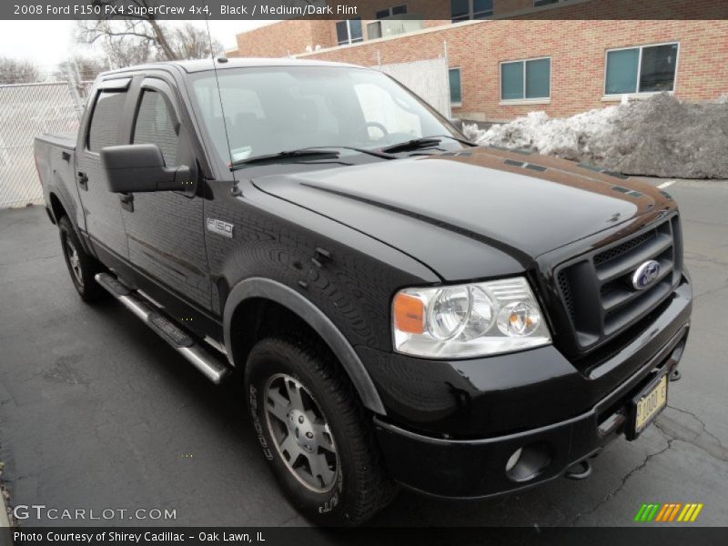 Black / Medium/Dark Flint 2008 Ford F150 FX4 SuperCrew 4x4