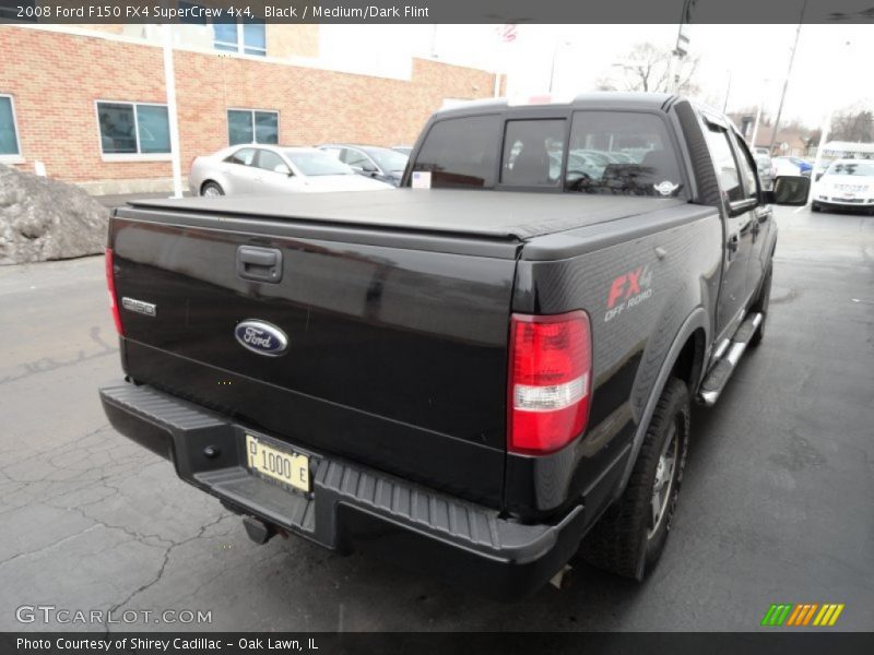 Black / Medium/Dark Flint 2008 Ford F150 FX4 SuperCrew 4x4