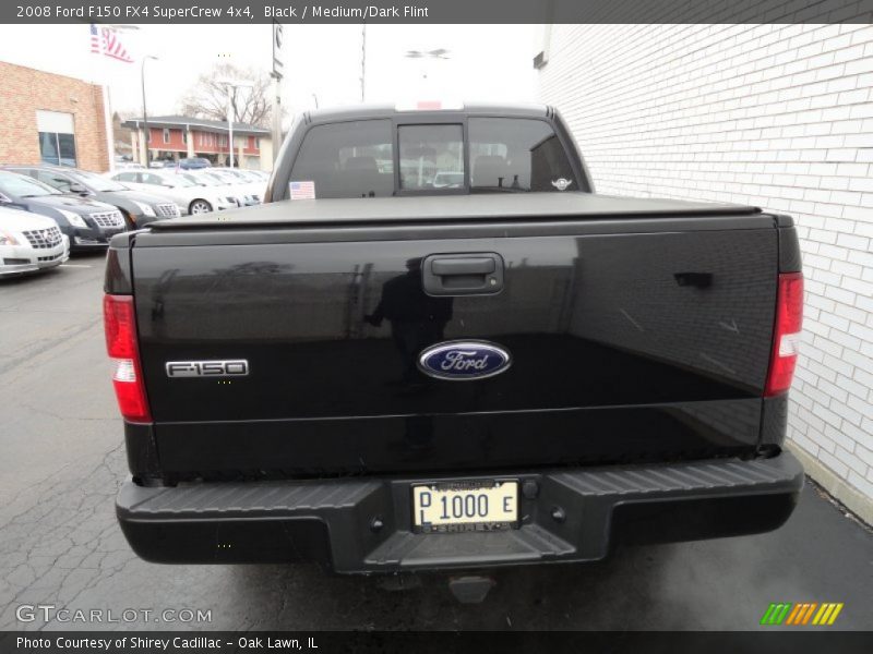 Black / Medium/Dark Flint 2008 Ford F150 FX4 SuperCrew 4x4