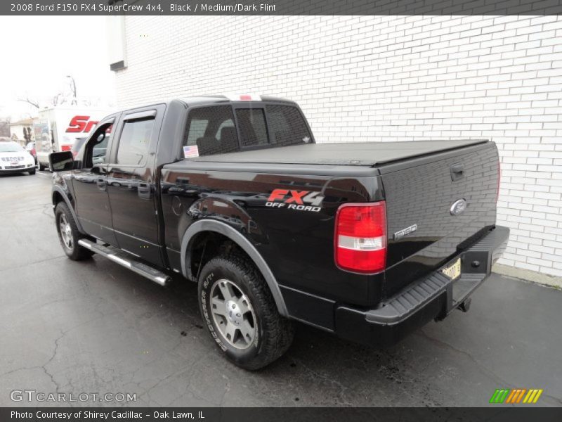 Black / Medium/Dark Flint 2008 Ford F150 FX4 SuperCrew 4x4