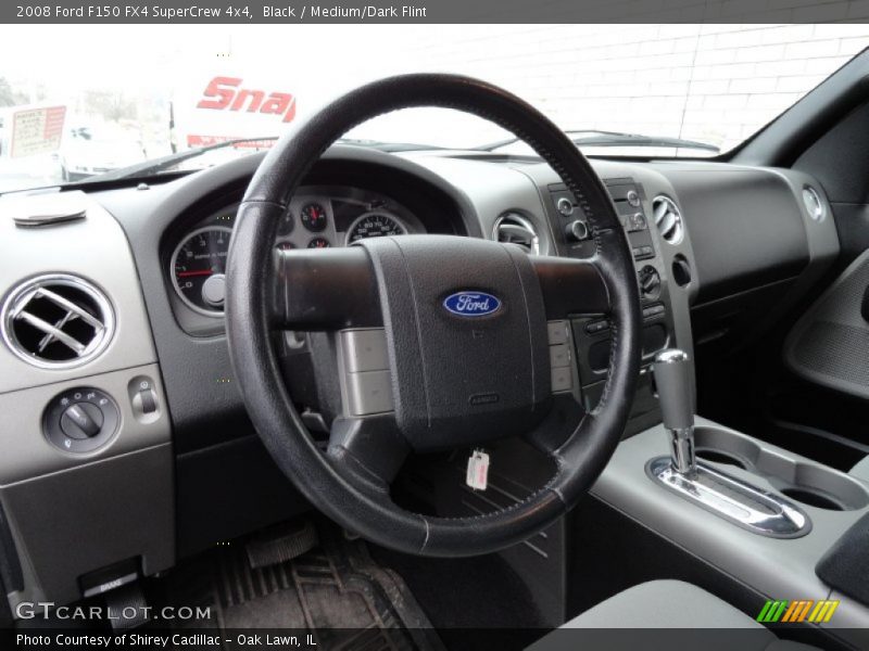 Black / Medium/Dark Flint 2008 Ford F150 FX4 SuperCrew 4x4