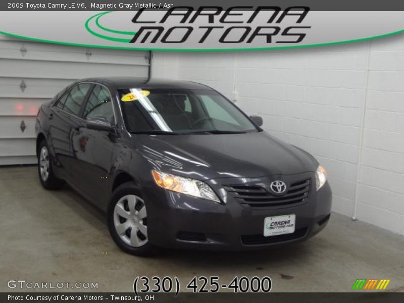 Magnetic Gray Metallic / Ash 2009 Toyota Camry LE V6