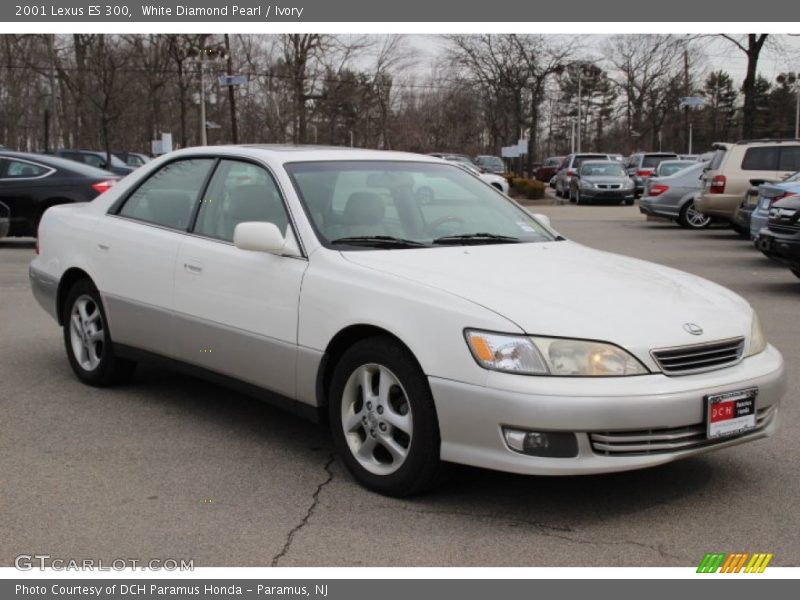 White Diamond Pearl / Ivory 2001 Lexus ES 300