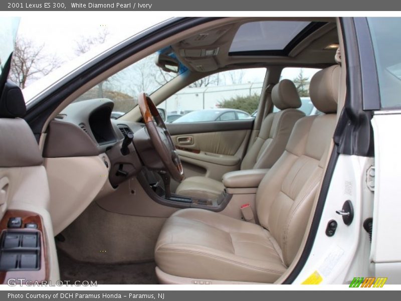 White Diamond Pearl / Ivory 2001 Lexus ES 300