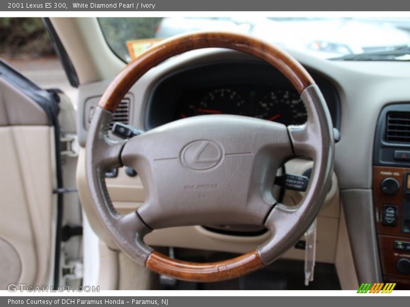 White Diamond Pearl / Ivory 2001 Lexus ES 300