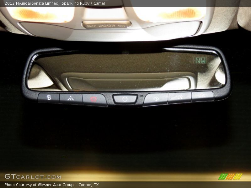 Sparkling Ruby / Camel 2013 Hyundai Sonata Limited