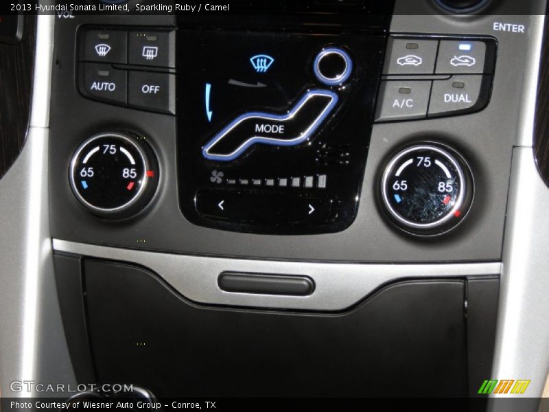 Sparkling Ruby / Camel 2013 Hyundai Sonata Limited