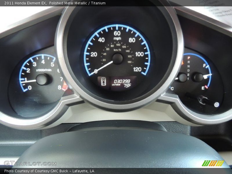 Polished Metal Metallic / Titanium 2011 Honda Element EX