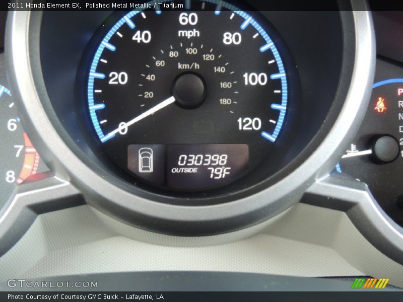 Polished Metal Metallic / Titanium 2011 Honda Element EX