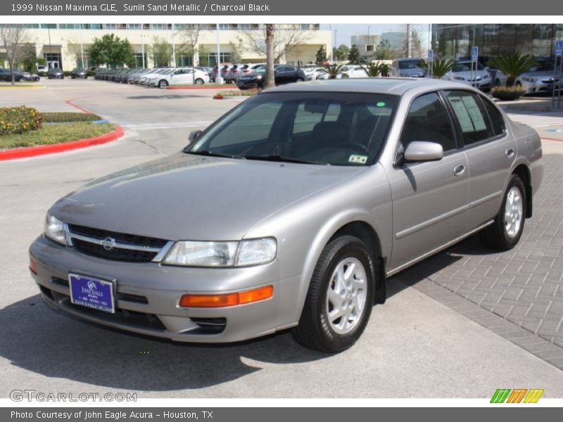 Sunlit Sand Metallic / Charcoal Black 1999 Nissan Maxima GLE