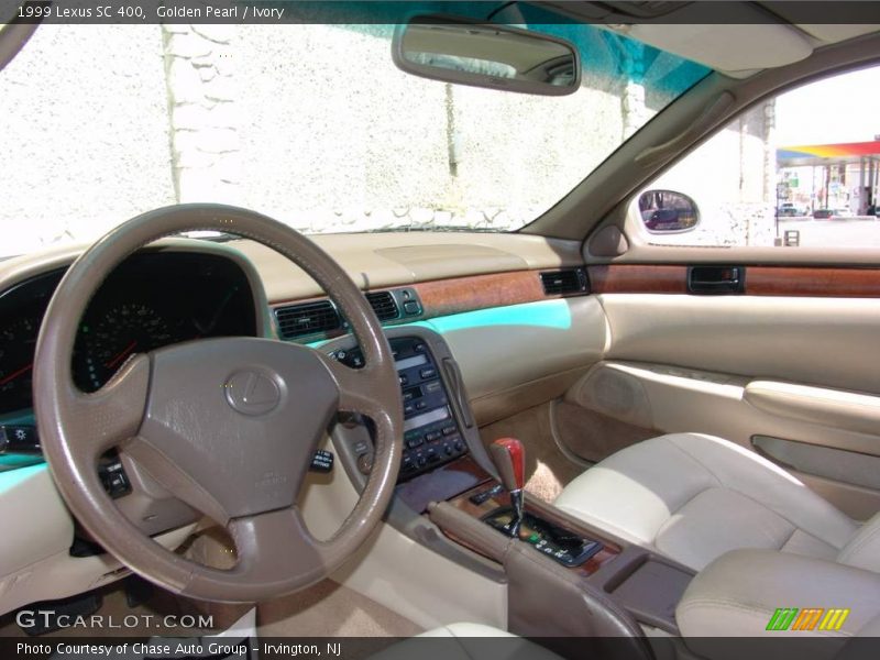 Golden Pearl / Ivory 1999 Lexus SC 400