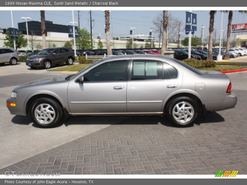 Sunlit Sand Metallic / Charcoal Black 1999 Nissan Maxima GLE