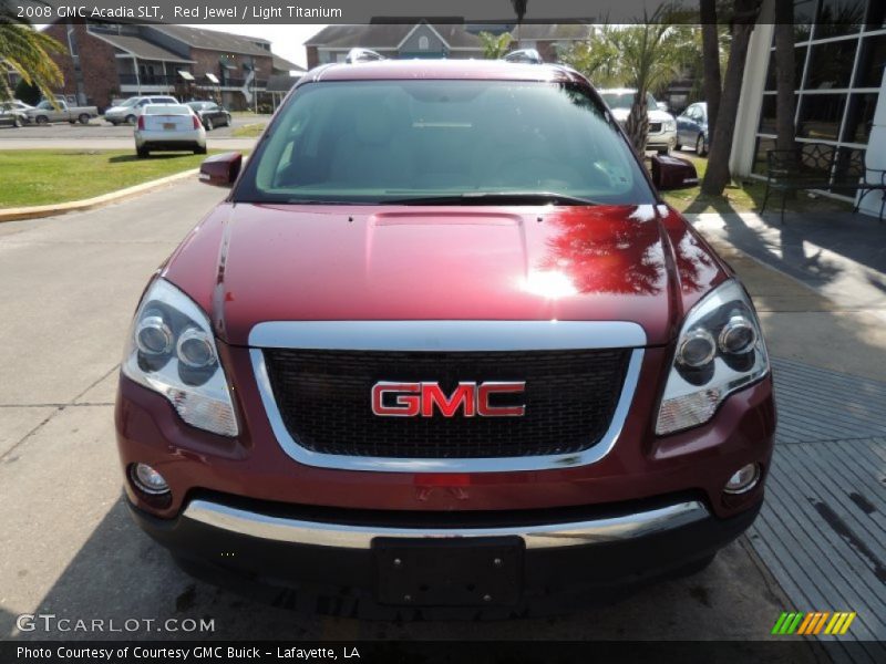 Red Jewel / Light Titanium 2008 GMC Acadia SLT