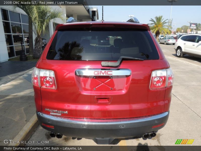 Red Jewel / Light Titanium 2008 GMC Acadia SLT