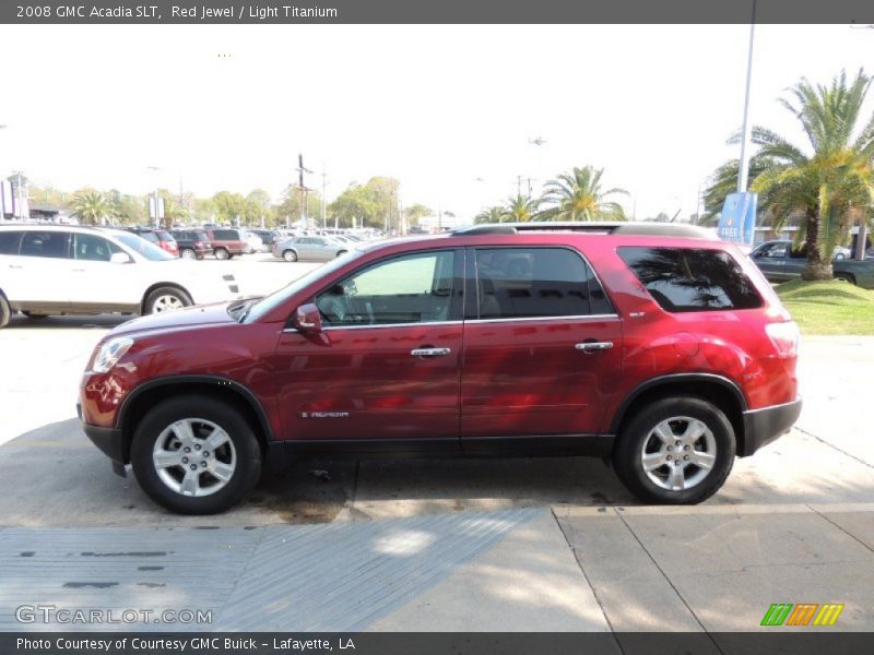 Red Jewel / Light Titanium 2008 GMC Acadia SLT