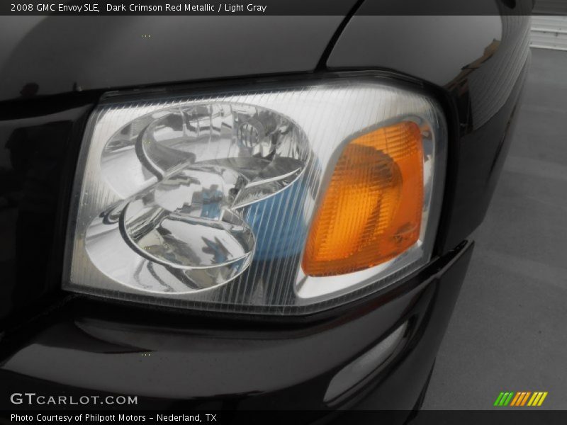 Dark Crimson Red Metallic / Light Gray 2008 GMC Envoy SLE