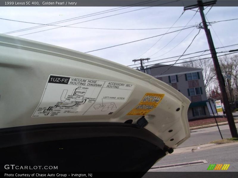 Golden Pearl / Ivory 1999 Lexus SC 400