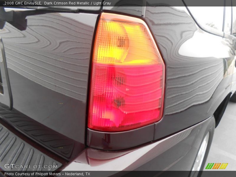 Dark Crimson Red Metallic / Light Gray 2008 GMC Envoy SLE