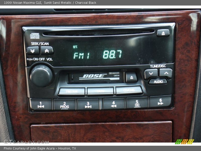 Sunlit Sand Metallic / Charcoal Black 1999 Nissan Maxima GLE