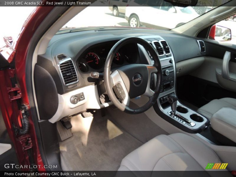 Red Jewel / Light Titanium 2008 GMC Acadia SLT
