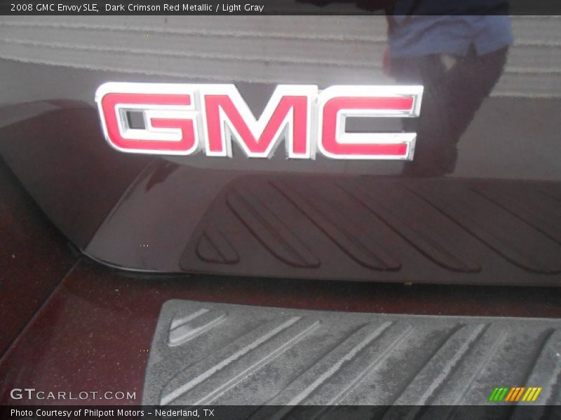 Dark Crimson Red Metallic / Light Gray 2008 GMC Envoy SLE