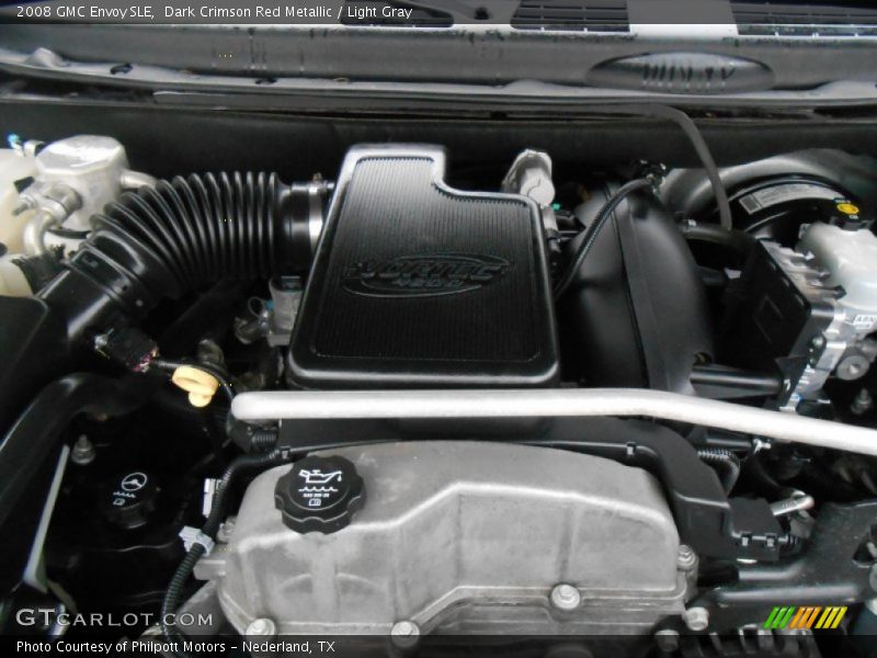 Dark Crimson Red Metallic / Light Gray 2008 GMC Envoy SLE