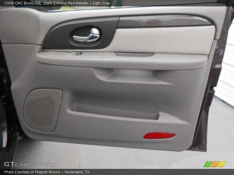 Dark Crimson Red Metallic / Light Gray 2008 GMC Envoy SLE