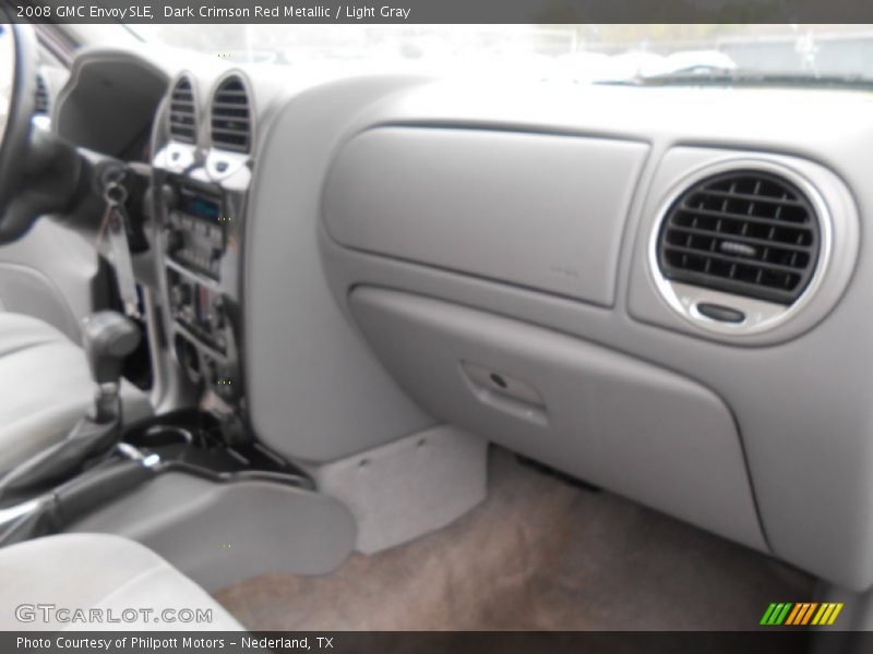 Dark Crimson Red Metallic / Light Gray 2008 GMC Envoy SLE